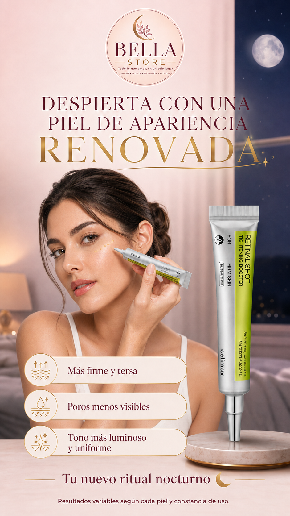 2x1 🌟 Retinal Lift Booster – Sérum Reafirmante y Renovador 🌟