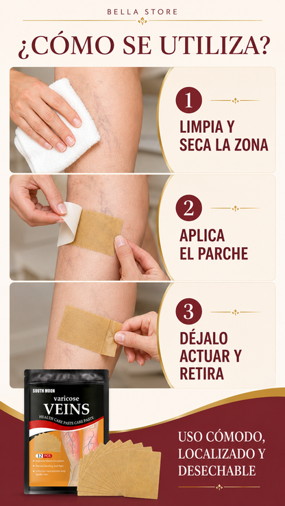 VeinCare - Pack 24 Parches para el control de Várices