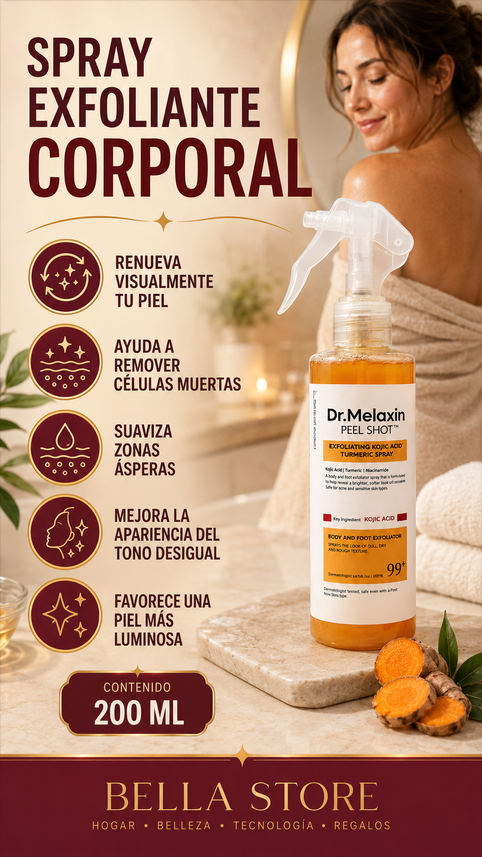 DR MELAXIN .  Peel Shot Corporal